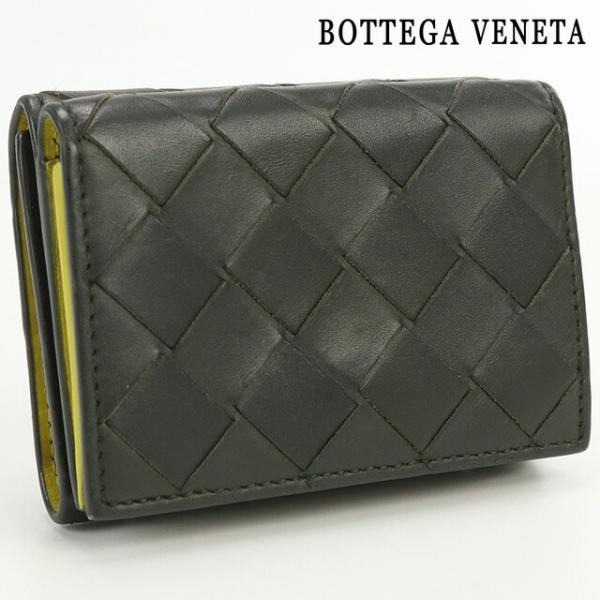 中古 ボッテガヴェネタ 三折財布小銭入付き メンズ ブランド BOTTEGA VENETA イントレ...