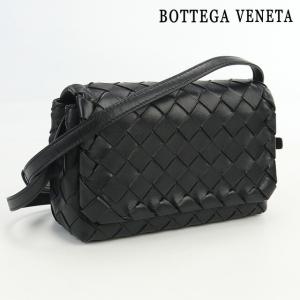 中古 ボッテガヴェネタ 斜め掛け ショルダーバッグ レディース ブランド BOTTEGA VENETA イントレチャート レザー 609412｜nanaple