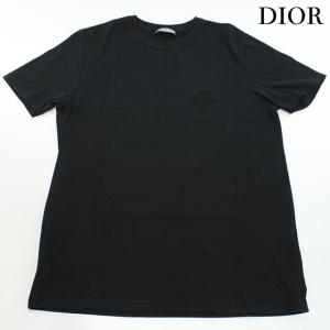 中古 クリスチャンディオール Tシャツ メンズ ブランド Christian Dior CDアイコンTシャツ コットン100% 013J600A0677 ブラック｜nanaple