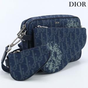 中古 クリスチャンディオール 斜め掛け ショルダーバッグ メンズ ブランド Christian Dior サドル 3-IN-1バッグ｜nanaple