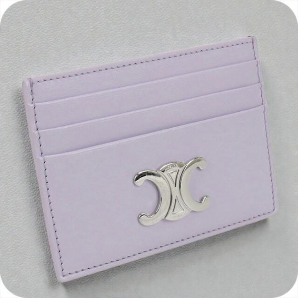 中古 セリーヌ カードケース レディース ブランド CELINE トリオンフ レザー 10L833D...