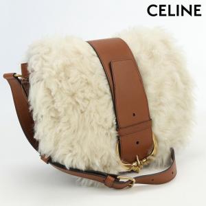 中古 セリーヌ ショルダー レディース ブランド CELINE カマラ リングミディアム レザー ブラウン｜nanaple