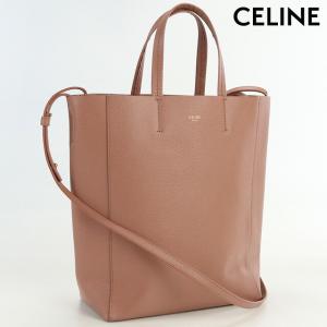 中古 セリーヌ トートバッグ レディース ブランド CELINE バーティカル カバ スモール レザー ピンク｜nanaple