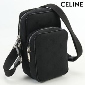 中古 セリーヌ 斜め掛け ショルダーバッグ ユニセックス ブランド CELINE ショルダーバッグ キャンバス 19083 ブラック｜nanaple