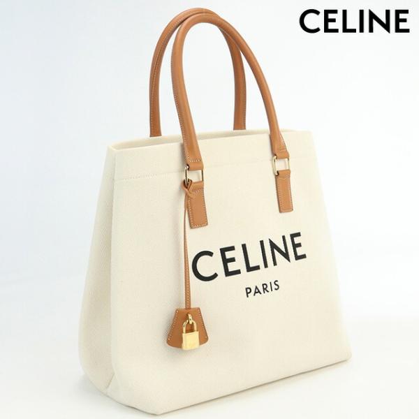 中古 セリーヌ トートバッグ レディース ブランド CELINE ニュー ホリゾンタル キャンバス ...