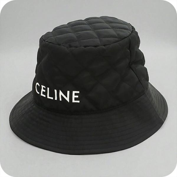 中古 セリーヌ ハット ユニセックス ブランド CELINE バケットハット 2AUB8930C ブ...