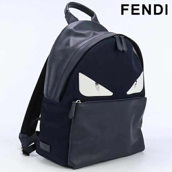 中古 フェンディ リュック メンズ ブランド FENDI モンスターバックパック ナイロン 7VZ0...