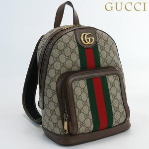 中古 グッチ リュック レディース ブランド GUCCI オフィディア GGスモール バックパック PVC 547965 9U8BT 8994 ブラウン｜nanaple