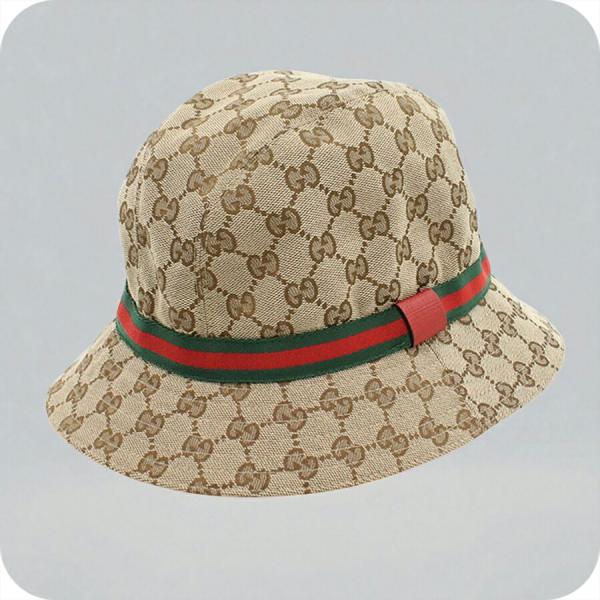 中古 グッチ ハット キッズ ブランド GUCCI チルドレンズ オリジナルGG フェドラハット 4...