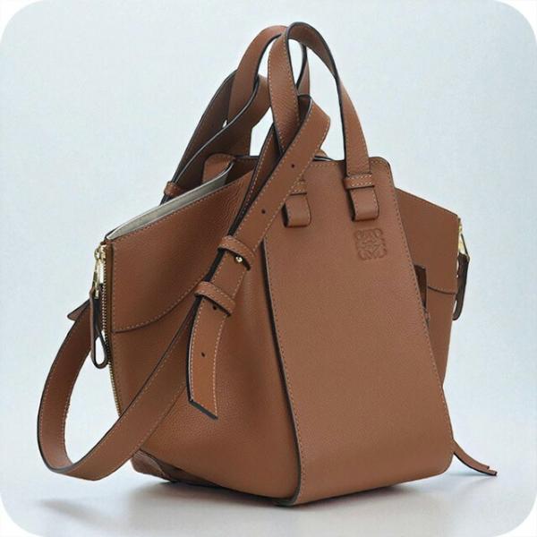 中古 ロエベ ハンドバッグ レディース ブランド LOEWE ハンモックバッグ スモール ブラウン ...