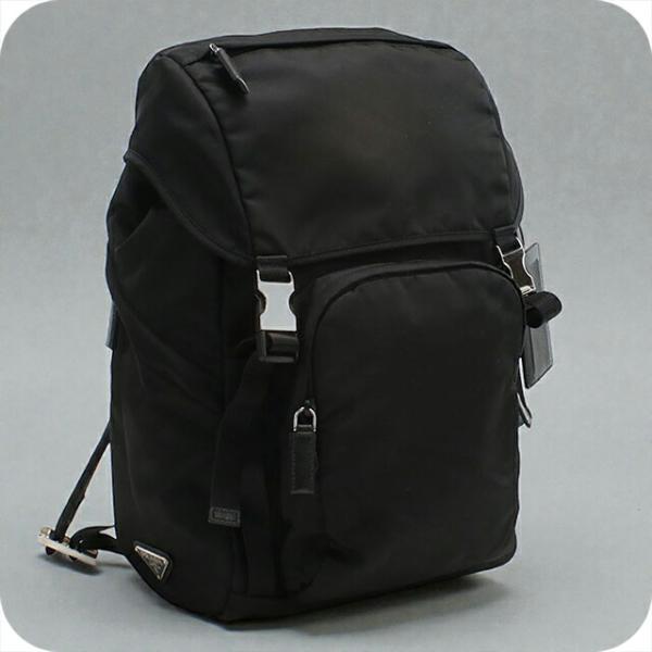 中古 プラダ リュック メンズ ブランド PRADA バックパック ブラック バッグ
