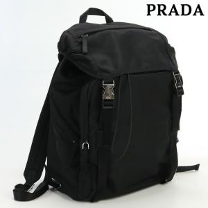 中古 プラダ リュック メンズ ブランド PRADA ナイロンバックパック ナイロン 2VZ062 ブラック｜nanaple