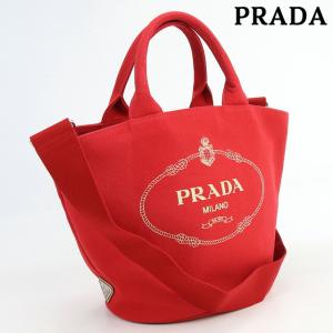 中古 プラダ トートバッグ レディース ブランド PRADA カナパ トートバッグ キャンバス 1BG186 レッド｜nanaple