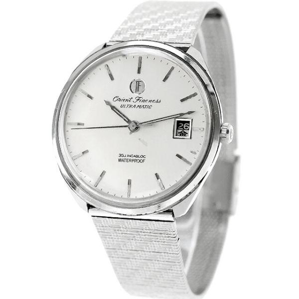 中古 OH済 オリエント ORIENT ファイネス ウルトラマチック デイデイト 35石 01240...