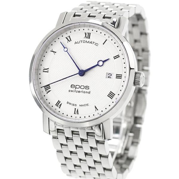 中古 超美品 エポス EPOS オリジナーレ 3針デイト シンプル スイス製自動巻き ETA 338...