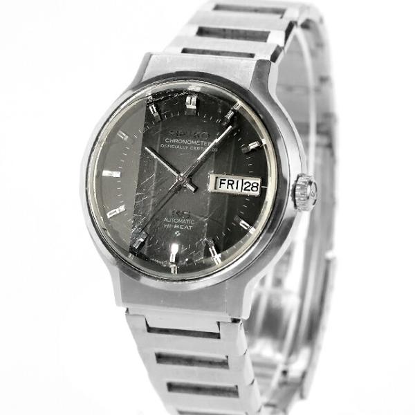 中古 OH済 セイコー SEIKO キングセイコー クロノメーター 56系 純正ブレス ハイビート ...