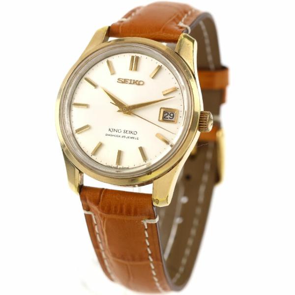 中古 セイコー SEIKO キングセイコー 44KS デイト 手巻き 1967年製 アナログ 腕時計...
