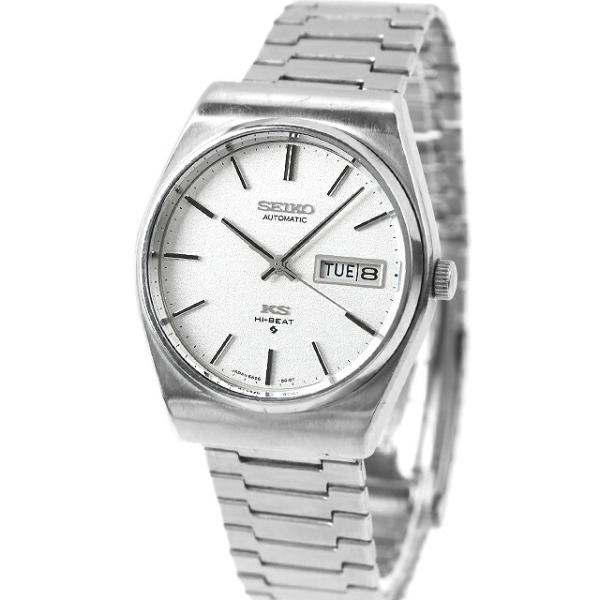 中古 OH済 セイコー SEIKO キングセイコー デイデイト トノーケース 梨地ダイヤル 1975...
