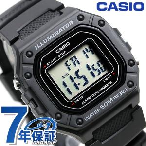 5/25はさらに+10倍 カシオ チープカシオ デジタル ブラック 海外モデル メンズ レディース 腕時計 W-218H-1AVDF CASIO チプカシ 父の日 プレゼント 実用的