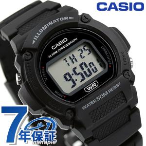 カシオ チープカシオ チプカシ クオーツ メンズ 腕時計 ブランド W-219H-1AVDF 液晶 ブラック 父の日 プレゼント 実用的｜nanaple