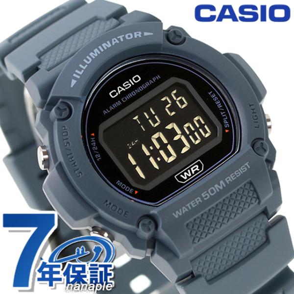 カシオ W-219HC-2BV 海外モデル ユニセックス メンズ レディース 腕時計 ブランド カシ...