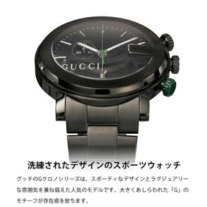 グッチ 時計 G-クロノ メンズ オールブラッ...の詳細画像1