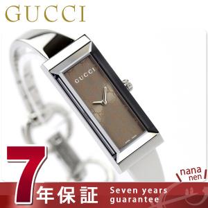 5/25はさらに+10倍 GUCCI グッチ 時計 Gフレーム レディース YA127510｜nanaple