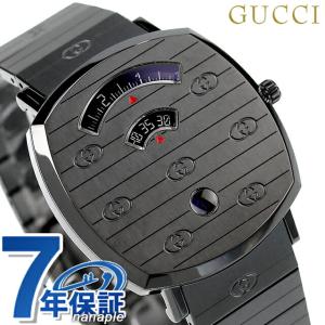 5/15はさらに+10倍 グッチ 時計 グリップ クオーツ 腕時計 メンズ レディース GUCCI YA157429 ブラック 黒 スイス製 父の日 プレゼント 実用的｜nanaple