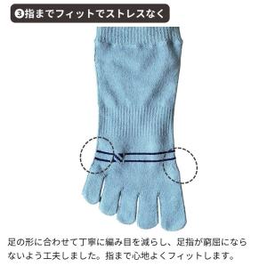 ランニング ソックス 5本指 滑り止め 靴下 ...の詳細画像3