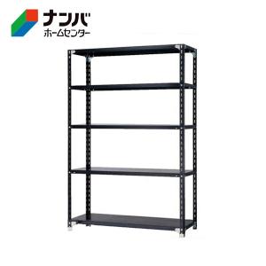 大型送料適用商品】【福富士】スチールラック スチール棚 FS−4 黒【FS