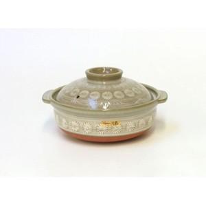 銀峯窯】土鍋 銀峯三島 土鍋【8号】 : ナンバYahoo店 - 通販 - Yahoo