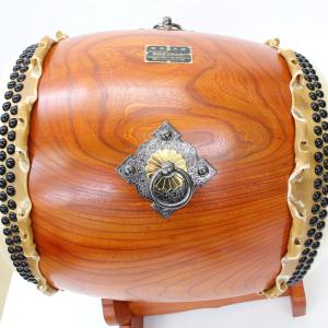 長胴太鼓1尺8寸 欅胴特級品 革面直径54cm...の詳細画像1