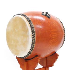 長胴太鼓 2尺（鼓面:60cm） 目有 くりぬき胴 : 和楽器総合販売
