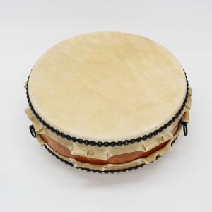 平太鼓 木目胴上級品 1尺1寸 革面直径33cm 平太鼓・バチ付・民謡・寺院
