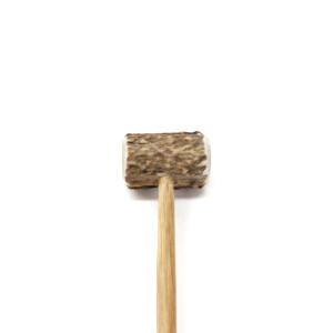 本鹿竹柄倍(小)皮付き 鹿角・竹製 【ばち バ...の詳細画像3