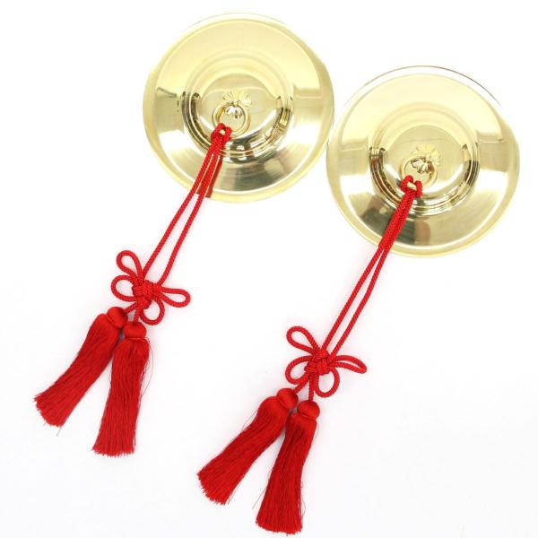 手拍子5寸(直径15cm)　重目　　ちゃっぱ・チャッパ・手平金・和楽器・和太鼓演奏・真鍮製