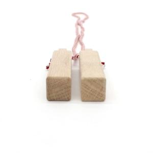拍子木(ミニ) 樫製 長さ13,5cm 太さ1...の詳細画像4