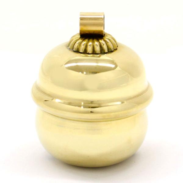 本坪鈴2寸5分 横幅直径6,9cm 総高さ9cm　神社・御宮・稲荷・鈴・すず・奉納・参拝・初午・はつ...