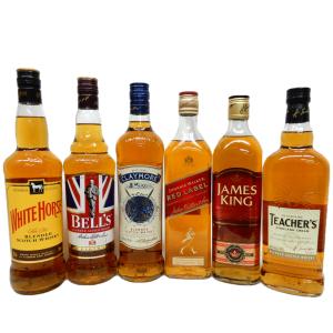 スコッチウイスキー飲み比べ限定6本セット ホワイトホース、ベル