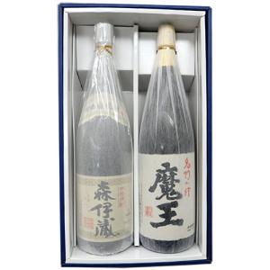 豪華な芋焼酎セット　森伊蔵、魔王　1800ml×2本セット　※【送料無料(北海道・東北・沖縄以外)】