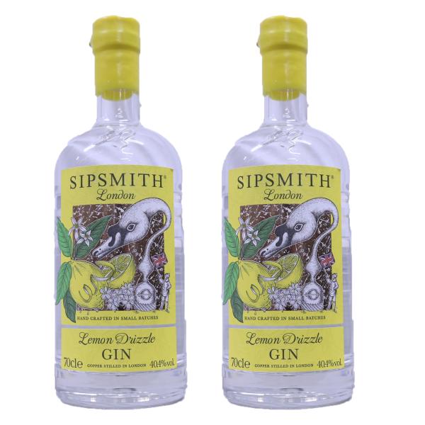 【2本】驚くほど飲みやすく、爽やかなレモンジン  シップスミス　レモン ドリズル40.4度700ml