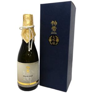 ワイングラスで飲む大吟醸　【神雷　720ml】　三輪酒造　凛とした気品と鮮やかなキレ。　ワイングラス1脚付き(無料)