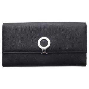 BVLGARIブルガリ 美品 ロゴマニア 二つ折り　コンパクト財布 BVLGARI（ブルガリ） ダブルホック デニム ロゴマニア 二つ折り