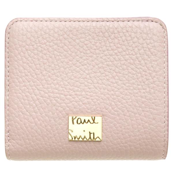 未使用品 ポールスミス Paul Smith メタルクリップドロゴ 二つ折り財布 555-430 W...