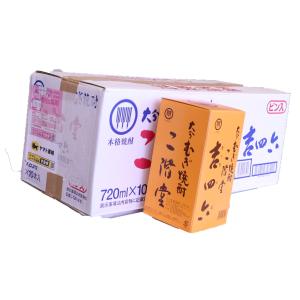 吉四六 【1ケース販売】二階堂 瓶 麦焼酎25度720ml×10本入 : 上方市場