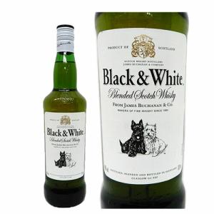 ブラック&ホワイト ブレンデッド スコッチ ウイスキー 700ml 40度