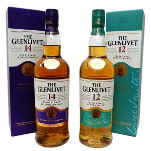 飲み比べウイスキー2本 アラン10年 46度700ml、グレンフィディック12年