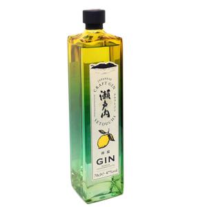 瀬戸内クラフトジン2種2本セット 檸檬（レモン）ジン47度700ml、甘夏