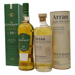 アラン10年46度700ml グレンケアンモルトウイスキーグラスセット