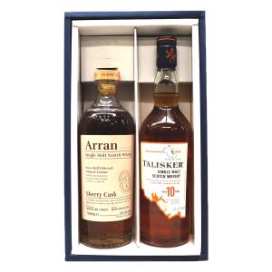 飲み比べウイスキー2本 アラン10年 46度700ml、グレンフィディック12年